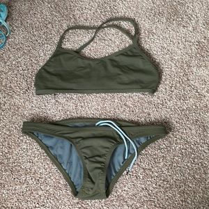 Jolyn army green bikini